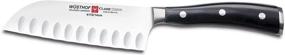 img 4 attached to 🔪 Wusthof Classic IKON Hollow Edge Santoku Knife - 5-Inch, Black Stainless Steel