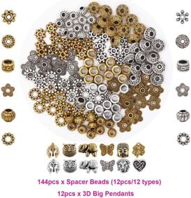 img 2 attached to Eutenghao 810pcs Color Lava Rock Beads Stone Chakra Beads Spacer Beads Kit with Volcanic Gemstone Crystal String for Diffuser Essential Oils Yoga Bracelets DIY Jewelry Making Supplies (4mm, 6mm, 8mm) - Enhanced SEO