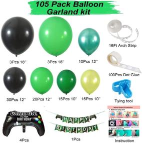 img 2 attached to 🎈 Birthday Balloon Garland for Children's Party Decorations - Event & Party Supplies