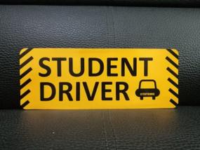 img 2 attached to 🚸 TOTOMO™ Student Driver Magnet Sticker: Ensuring Occupational Health & Safety for Students!