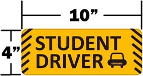 img 3 attached to 🚸 TOTOMO™ Student Driver Magnet Sticker: Ensuring Occupational Health & Safety for Students!