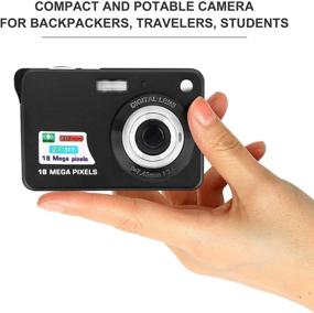 img 1 attached to GordVE Rechargeable Mini Camera HD, 2.7 Inch Pocket Digital Camera with Zoom for Backpacking, Students, Photography - Compact Cameras for capturing moments