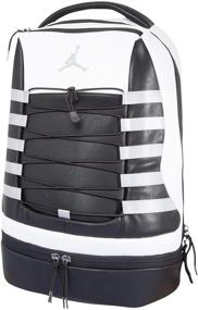 img 1 attached to 🎒 Stylish and Sleek: Nike Jordan Retro Backpack in Classic White