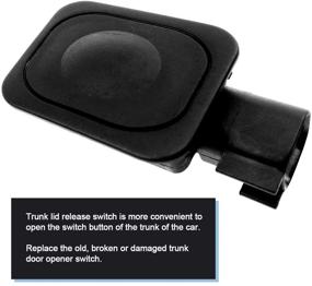 img 1 attached to Ford Trunk Release Switch: Rear/Lift Gate Trunk Release Open Switch Actuator Button (2008-2019 1L2T-14K147-AA SW5855)