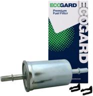 🔒 ecogard xf65481 преимиум топливный фильтр - подходит для ford explorer 4.0l (2003-2010), f-150 5.4l (2006-2009), f-150 4.6l (2006-2009), edge 2.0l (2015-2020), mustang 4.0l (2005-2010), f-250 super duty 5.4l (2005-2010) логотип