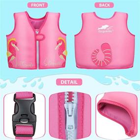 img 1 attached to OldPAPA Vest Floation Swimsuit Unisex Child Flotation