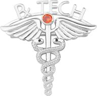 💊 zuo bao pharmacist jewelry rx tech brooch: symbolic gift for doctors and nurses logo