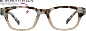 img 3 attached to 👓 Enhance your Eye Comfort with Peepers by PeeperSpecs Women's Blue Light Filtering Glasses - Layover