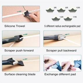 img 2 attached to 🔧 GooChan Caulking Tools: Perfect Finisher and Effective Remover