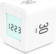 ⏲️ mooas multi cube timer/rotating timer, easy operation, clock & timer (white) logo