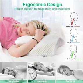 img 2 attached to Elviros Cervical Ergonomic Orthopedic Contoured Bedding