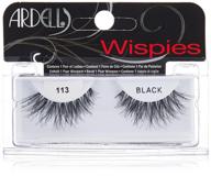 ardell glamour lash-113 черный, 2 шт .: драматические и долговечные средства для улучшения ресниц. логотип