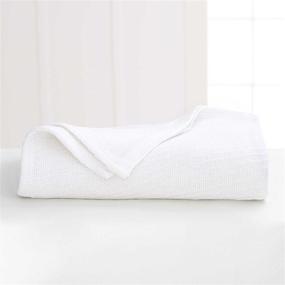 img 1 attached to 🛏️ Martex Full/Queen Blanket: Luxurious 100% Cotton Comfort in White Shade