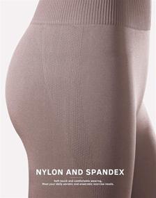 img 2 attached to Stretchy Women's Seamless Leggings for Workout and Everyday Wear in Lingerie, Sleep & Lounge