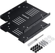 inateck sa04004 2.5 to 3.5 adapter: ssd mounting bracket - 2 pack for hard drive conversion logo