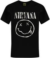 nirvana smiley t shirt 11 12 years logo