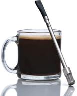 🍵 jogo - portable coffee and tea brewing straw, patent pending single serve brewing system (pebble grey) logo