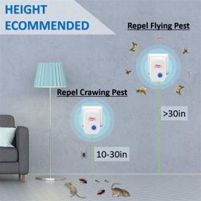 img 1 attached to 🐭 Merratric 6 Pack Electronic Ultrasonic Pest Repellers - Indoor Plug in Pest Control Repellent for Mice, Cockroach, Spider, Ant, Mosquito, Bug, Insect - Ultrasonic Technology