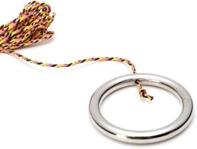img 2 attached to Iparts Hook and Ring Swing Heavy-Duty DIY 🔨 Kit - Hardware, String Ring Toss Game, Set of 2