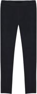 👖 stylish french toast girls' solid legging: comfortable and trendy bottoms for girls logo