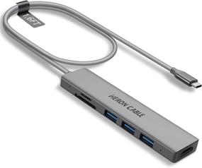 img 4 attached to 💻 Streamline Your Connectivity: Multiport Adapter Dongle for MacBook 2020 and iMac