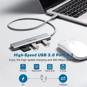 img 1 attached to 💻 Streamline Your Connectivity: Multiport Adapter Dongle for MacBook 2020 and iMac