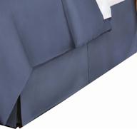 👖 full size blue jean bed skirt by belles &amp; whistles - 400 thread count логотип