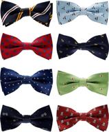 belluno boys bowties 8-pack: adjustable 👔 pre-tied bow-ties for kids, children, and toddlers logo
