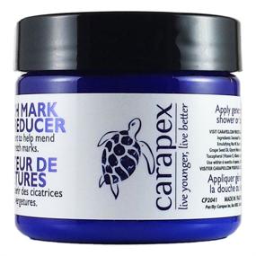 img 2 attached to 🔖 Carapex Stretch Mark & Scar Reducer Cream - Natural & Unscented with Shea Butter, for Pregnancy & Weight Loss Marks - Tightening & Firming, 4oz