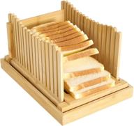 bamboo bread slicer crumb tray logo