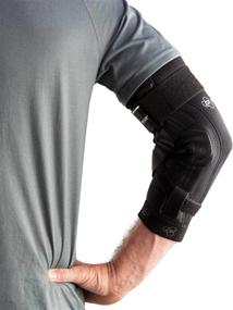 img 2 attached to 🏋️ DonJoy Performance Bionic Elbow Brace II - Large: Optimal Support for Elbow Injuries in Football, Lacrosse, Basketball, and Rugby