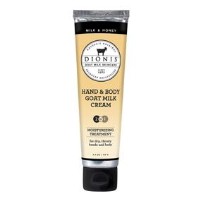 img 4 attached to 🥛 Dionis Goat Milk Skincare Milk & Honey Scented Hand & Body Cream - Cruelty-Free, Paraben-Free, Made in USA (3.3 oz)