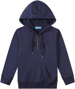 img 4 attached to Camii Mia Kangaroo Sweatshirts Pullover Boys' Clothing for Fashion Hoodies & Sweatshirts