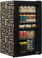 🍺 newair ab-1200bc1 beverage refrigerator: cooling 126 cans to 34f in a stylish mini bar beer fridge with glass door & beers of the world design logo