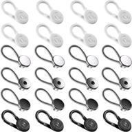 👔 24 pack of collar extenders elastic button extender neck extensions for shirts, pants, dresses, trousers – ideal for gifting and favor usage logo