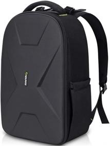 img 4 attached to 📷 Endurax Large Camera Backpack Waterproof: Ultimate Protection for Canon Nikon DSLRs - A Photographer's Bag with Hardshell Security