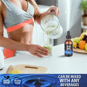 img 1 attached to Nutri Miracle Keto Drops: High Potency Raspberry Metabolism Booster for Effective Weight Loss 🌿 - Premium Keto Liquid with African Mango & L-Carnitine - 60ml Non-GMO Keto Dietary Supplement
