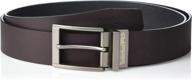 👨 dc men's scout belt black: sleek and stylish accessory for the modern man logo