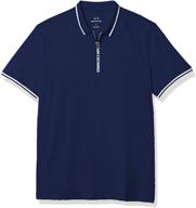 👔 stay classic and stylish with armani exchange men's short sleeve regular fit clothing logo