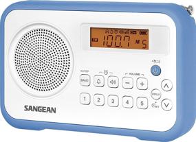 img 4 attached to 📻 Sangean PR-D18BU Portable Digital Radio with Protective Bumper - AM/FM, White/Blue