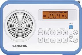 img 3 attached to 📻 Sangean PR-D18BU Portable Digital Radio with Protective Bumper - AM/FM, White/Blue