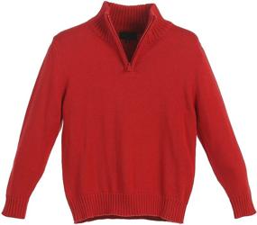 img 3 attached to Gioberti Knitted Sleeve Sweater Black Boys' Clothing