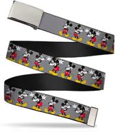 buckle down web belt mickey mouse men's accessories logo