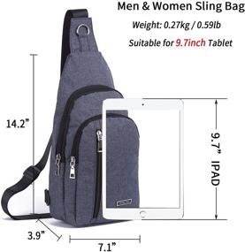 img 2 attached to 🚴 Ultimate Shoulder Crossbody Backpack with Charging for Seamless Cycling Experience