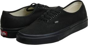 img 3 attached to 👟 Vans Authentic Canvas Sneakers VN000EE3BLK - Unisex Footwear