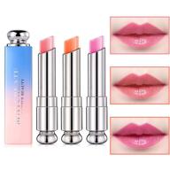3 pack crystal jelly lipstick by firstfly - long lasting nutritious lip balm for moisturized lips, magic temperature color change lip gloss (3 pack) logo