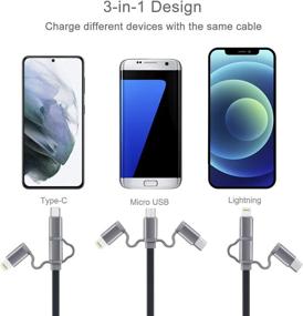 img 3 attached to 🔌 Efficient and Convenient: Miger Retractable Charger Lightning for Smartphones