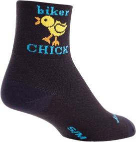 img 1 attached to 🏍️ Rev up Your Style with 3" Biker Chick Socks SOG!