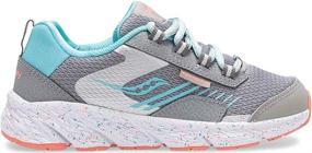 img 4 attached to 👟 Saucony Wind Shield Running Shoe - Unisex Child