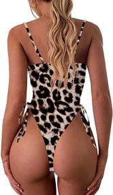 img 3 attached to Ioiom Womens Spaghetti Strap Swimsuit Women's Clothing in Swimsuits & Cover Ups